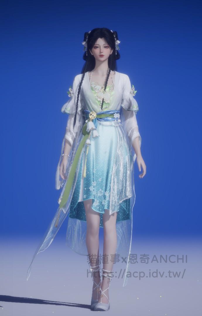梨花淚女裝正面