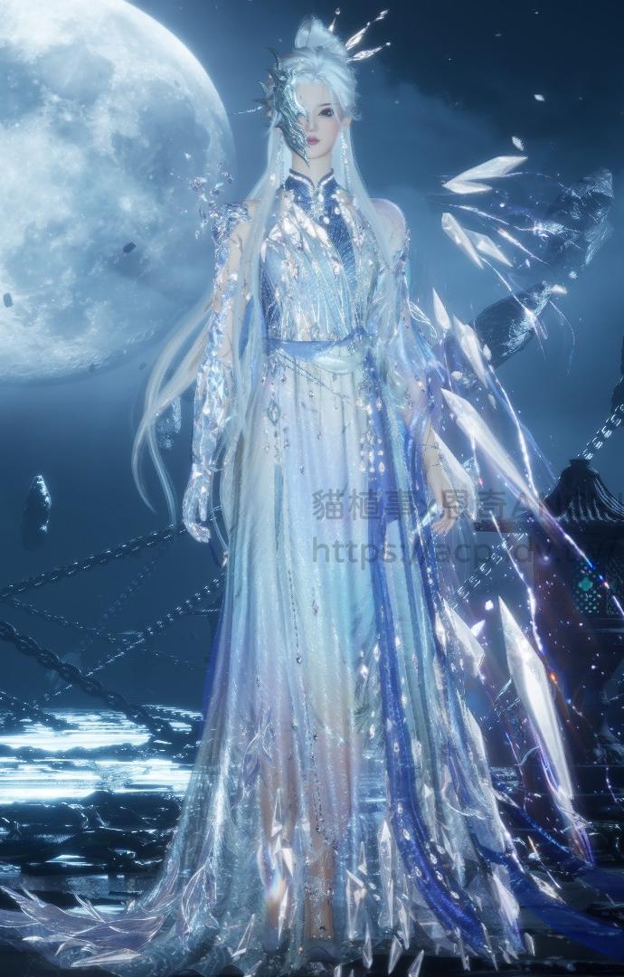 如碎霜天女裝正面