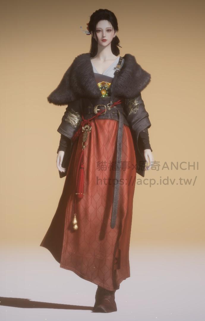 墨沉丹朱女裝正面