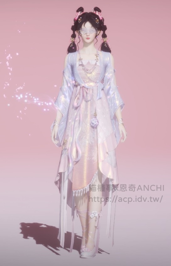落花聞詔女裝正面