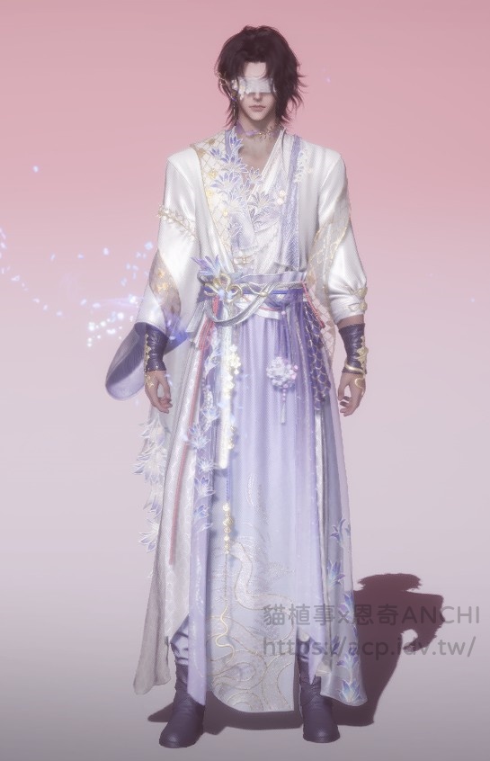 落花聞詔男裝正面