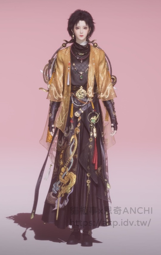 山君嘯林女裝正面