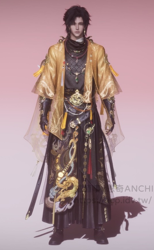 山君嘯林男裝正面