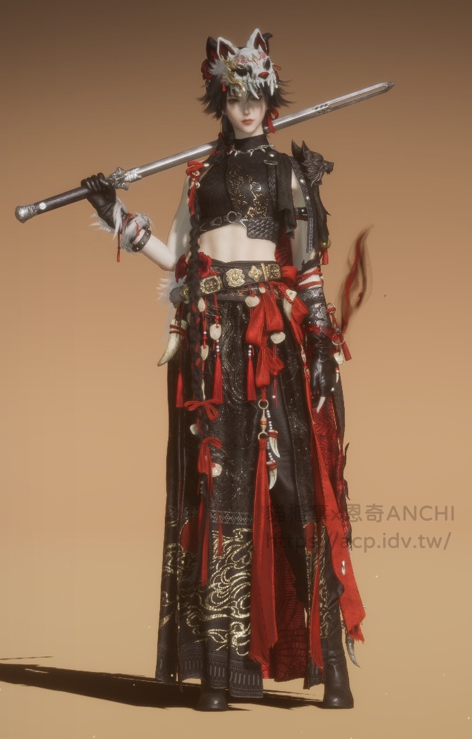 嘯月女裝正面