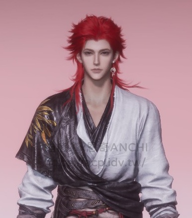 赤霄髮型男裝正面