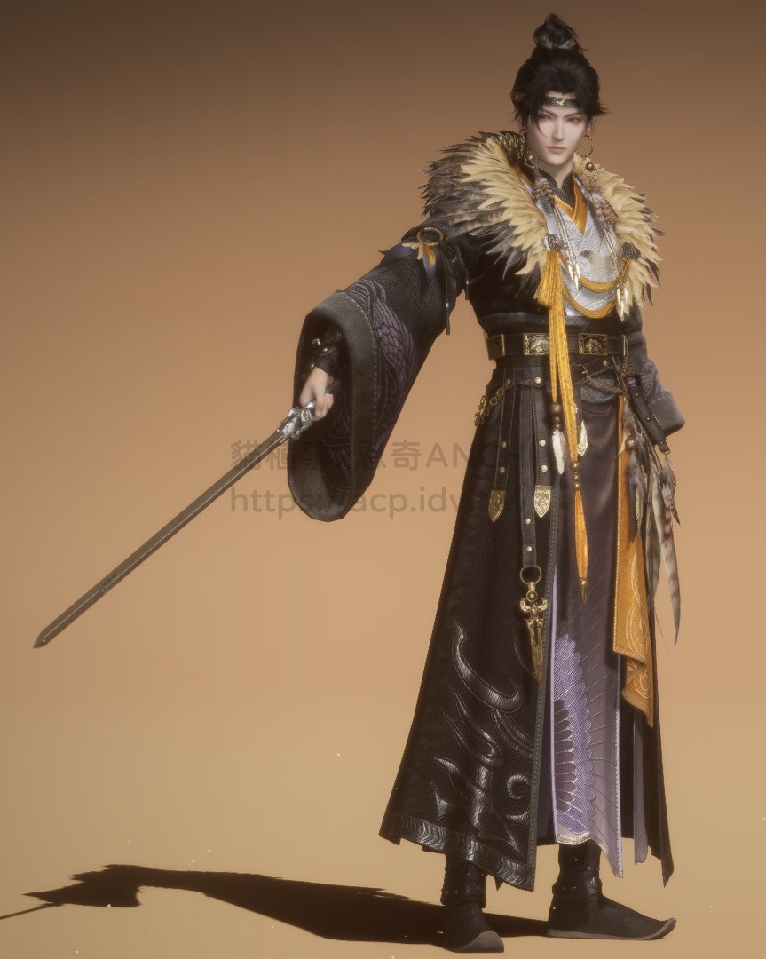 劍羽雕翎男裝正面