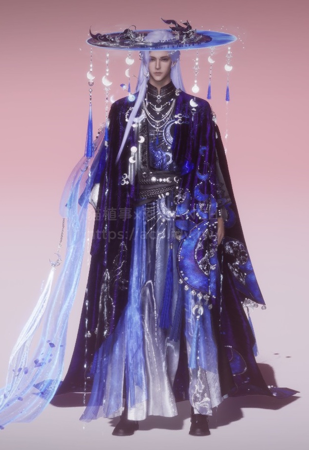 歲華・瑤天懸光男裝正面