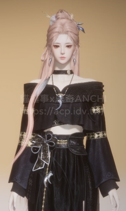 鵲橋仙髮型女裝正面