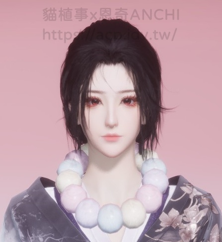 彩絨球正面