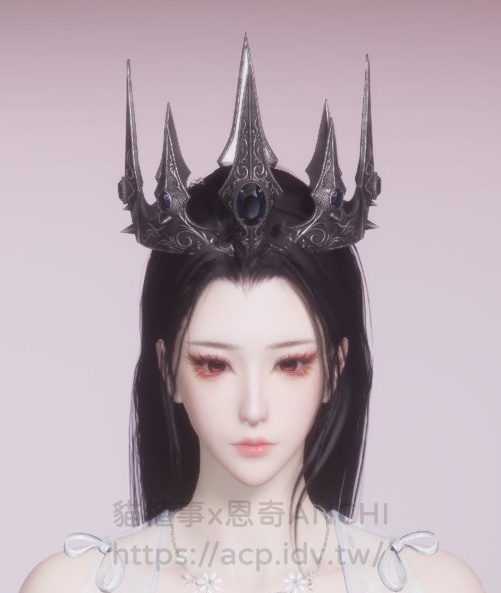 玄淵冠髮飾正面