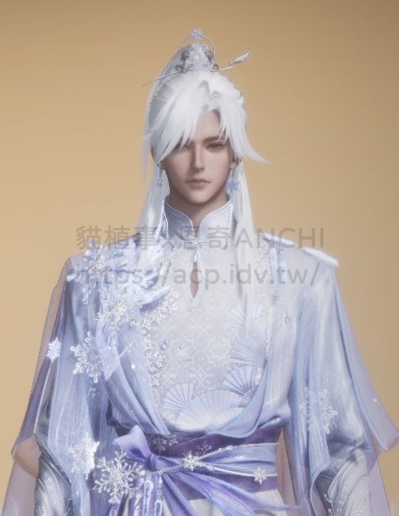 寒英髮型男裝正面