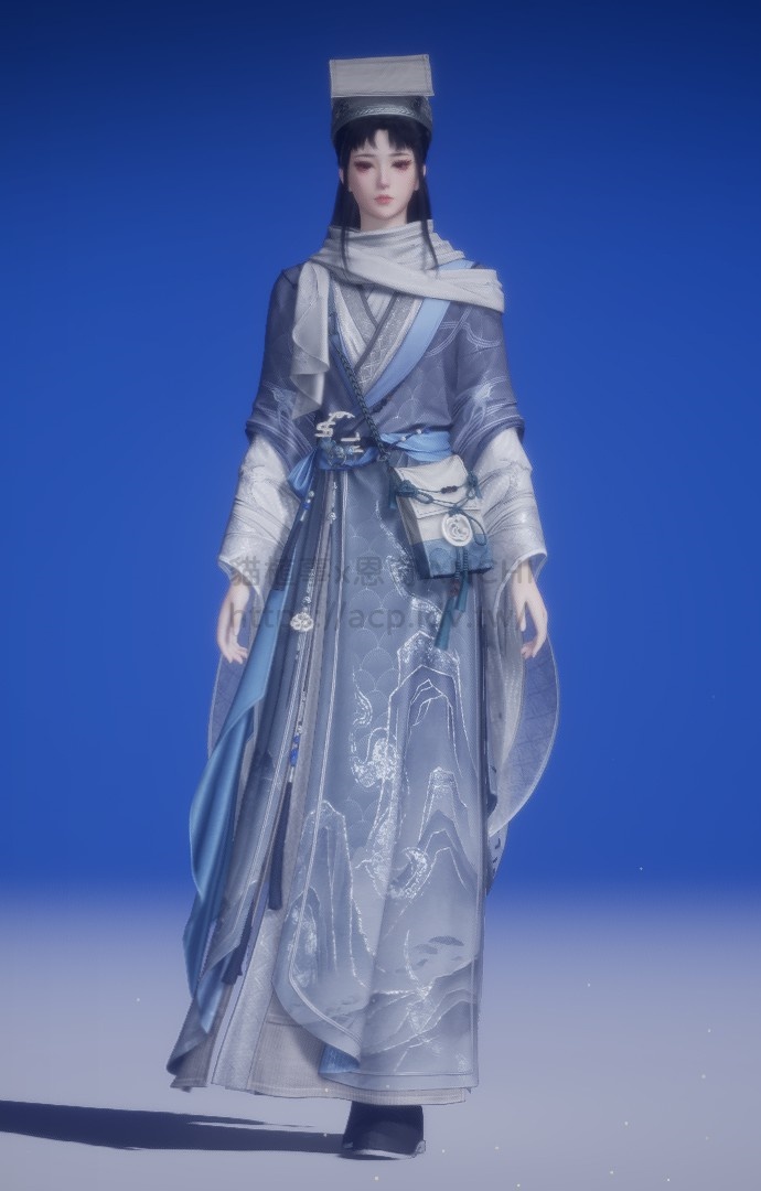 萬壑清響女角套裝正面