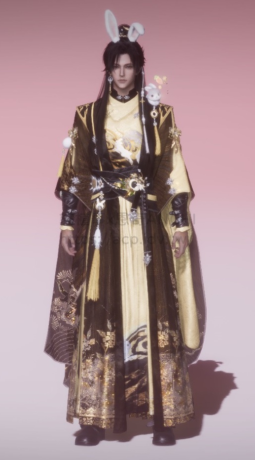 金豔玉團男角套裝正面